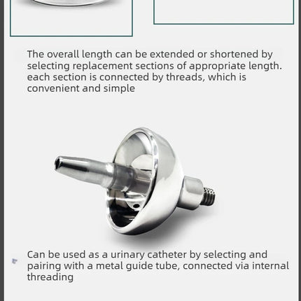 Stainless Steel Penis Plug for Chastity Cage Penis Abstinence Detachable Urethra Dilator Catheter Negative Cb Lock Sissy Sex Toy