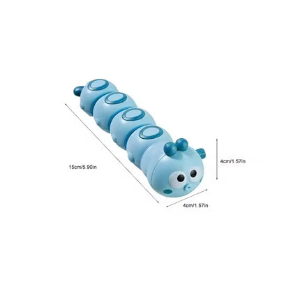 1pcs Cartoon Clockwork Cute and Fun Chained Caterpillar Toys for kids Crawling toy,Toy Children's gift,early education toys