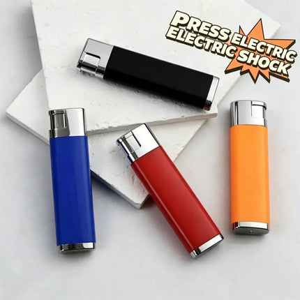 Novelty Prank Toy Lighter Shape Joke Gadget Harmless Mild Shock Trick Prop for April Fool Party Prank Gift Multi Color Optional