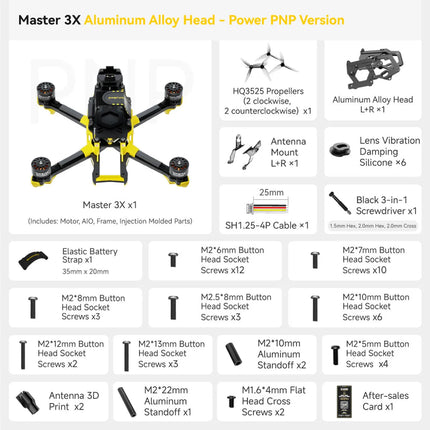 SpeedyBee Master 3X Modular O3/O4 Pro HD Digital VTX FPV Drone for FPV Freestyle Racing