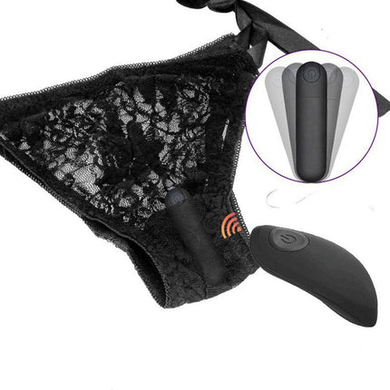 Remote Control Vibrator Bullet Panties for Women Travel Size Underwear Massager for Pleasure- G Spot Vibrating Panties Sex Toys