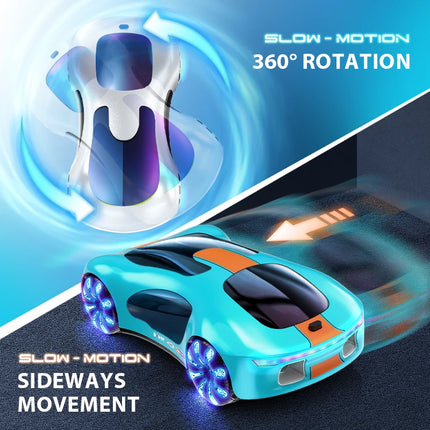 Children's gesture-sensing remote control car toys, new energy charging car four-wheel drive racing car toys, children