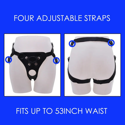 Strap on Pants for Men/Women Strap On Harness Strapon Realistic Dildo Toys with Rings for Lesbian Adult Dildos Sex Toys