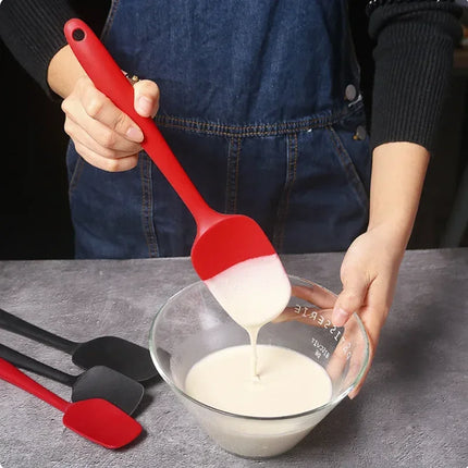 21cm/27cm Silicone Scraper Food Grade Silicone Baking Spatula Cake Spatula Mixing Tool Kitchen Baking Accessories