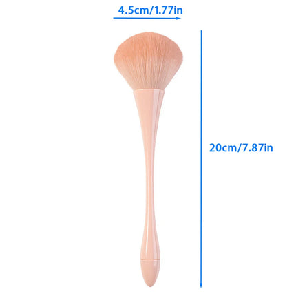 Nail Cleaning Dust Brush For Manicure Beauty Long Handle Brush Blush Powder Gel Nail Accessories Tool7 Style