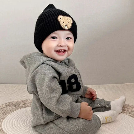 2024 Autumn Baby Boys Casual Print One Piece Long Sleeve Rompers Infant Toddler Sports Jumpsuit
