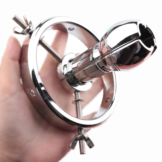 Stainless Steel Adjustable Anal Expander Dilator SM Sex Toys for Men Gay Women Vaginal Anal Butt Plug Stretcher