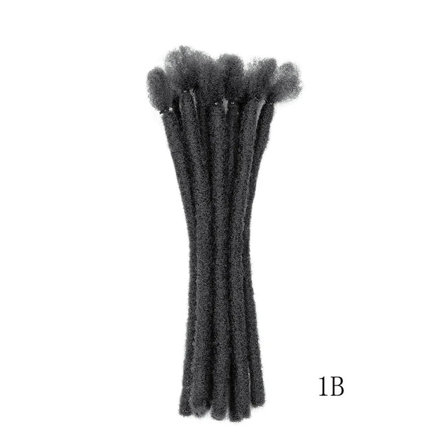 Dreadlocks Synthetic Extensions 8 Inch 10 Strands Loc Dreads Crochet Extensions Fashion Hip-hop Style Natural Braiding Hair