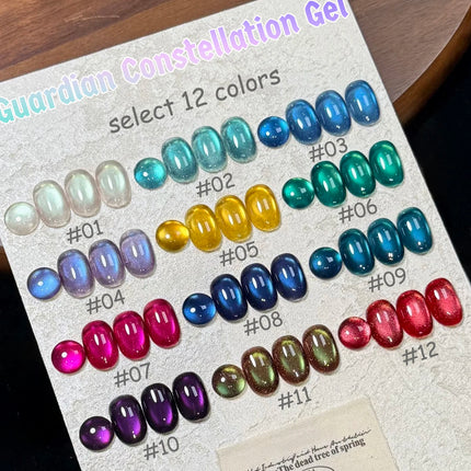 WS 10ML Red Wine Cat Magnetic Gel Nail Polish Glitter Semi Permanant Soak Off UV LED Gel Varnish For Manicure DIY Nail Supplies