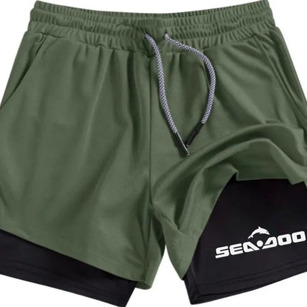 Summer sea doo Shorts Men Male Breathable Tennis padel Shorts Quick-Drying Badminton Men's short pant Outdoor Running Shorts