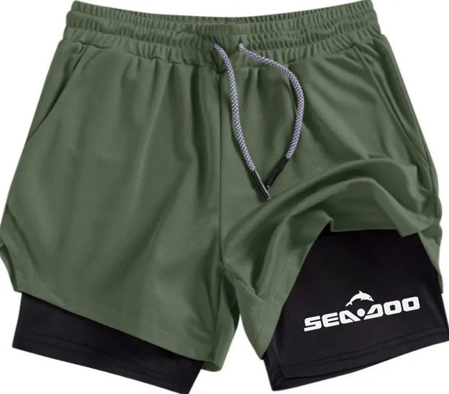 Summer sea doo Shorts Men Male Breathable Tennis padel Shorts Quick-Drying Badminton Men's short pant Outdoor Running Shorts