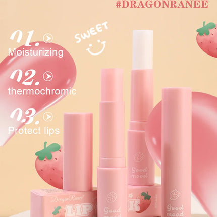 Long Lasting Color Change Lip Balm Moisturizing Hydrating Repair Lip Care Jelly Lipstick Fruity Tint Makeup