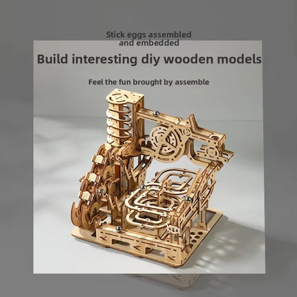 Hot-selling Machinery 3D Three-dimensional Puzzle DIY Hand-assembled Educational Toys Adults High-difficulty Track Balls Gifts