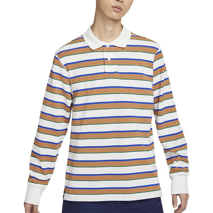 Nike Official Genuine Club Men's Outdoor Casual Striped Warm Long Sleeve FZ0824-133