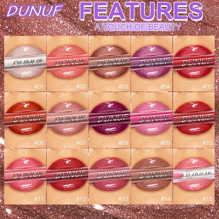 1pc Metallic Liquid Lipstick Long Lasting Glitter Lip Glaze Waterproof Moisturize Brown Lip Tint Shiny Shimmer Lipgloss Makeup
