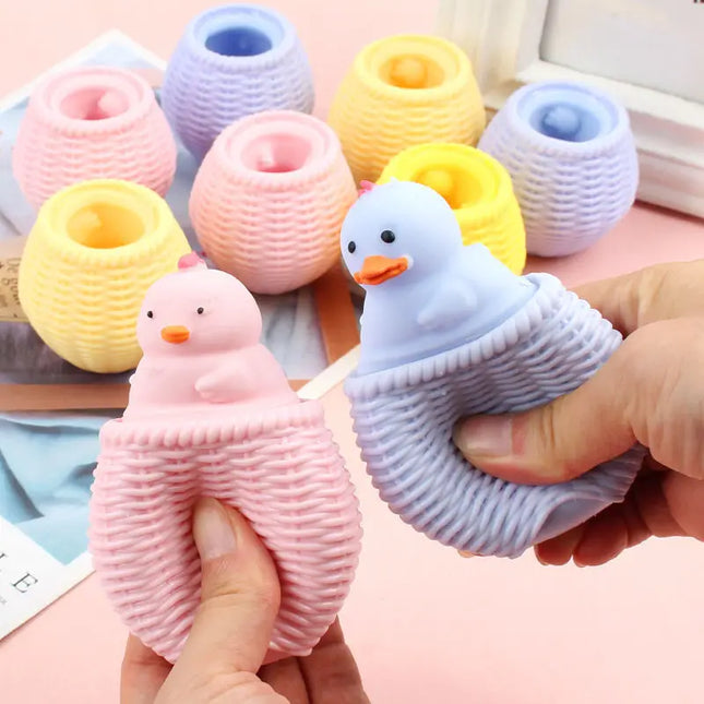 Funny Pumpkin Squirrel Astronaut Block Squeeze Anti-stress Toy Hide and Seek Figures Stress Relief Fidget Toys For Kids Adult