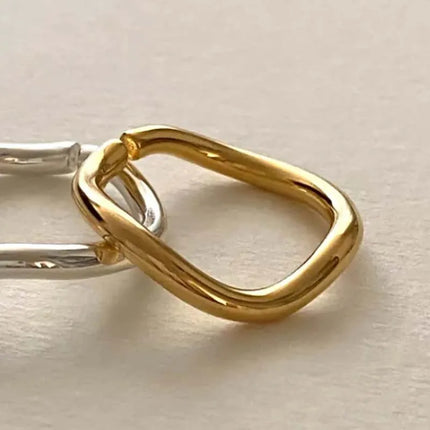 925 Sterling Silver Wavy Line Open Rings for Women Ladies Elegant Luxury Silver Color Jewelry Accessories Wholesale Jewellery