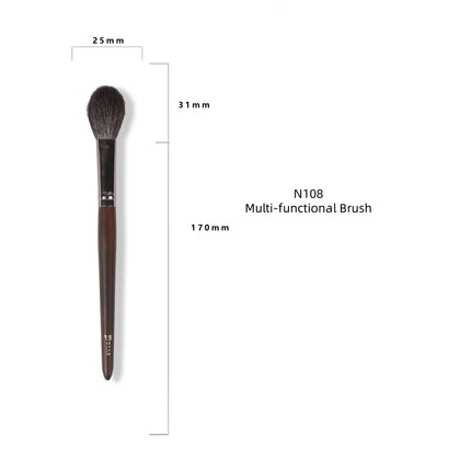 Goat Hair Makeup Brushes Set: Eyeshadow Brush, Foundation Loose Powder Brush, Blush Brush,Comestic Beauty Tools Preminum Quality