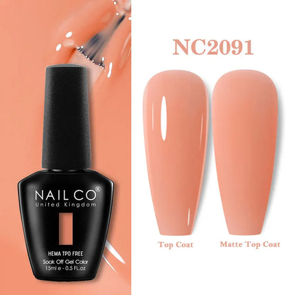 NAILCO 15ml Red Color Series Gel Varnish Coffee Gel Nail Polish Maximalism Reddish Gellak Design Brown Lacquer Nail Art Manicure