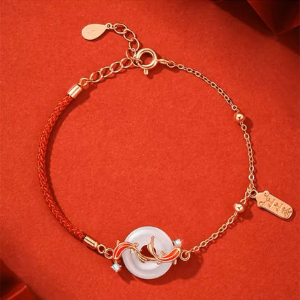 Fashion Simple Lucky Knot Red Rope Bracelets for Women Men Handmade String Adjustable Bracelet Friendship Amulet Jewelry Gift