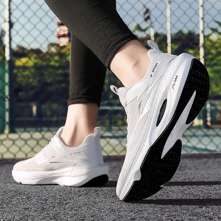 Sneakers Men Mesh Breathable Running Shoes Unisex Light Soft Thick Sole Hole Couple Shoes Athletic Sneakers Women Shoes Sport