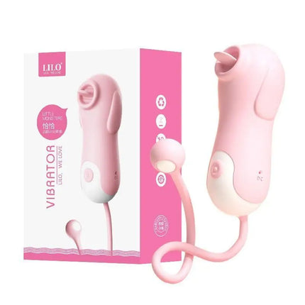 10 Speeds Vibrating Egg Tongue Licking Clitoris Stimulator Masturbator G Spot Stimulating Massage Sex Toys For Adult
