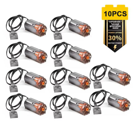 1/2/4/10PCS Power Functions Motors Kit M Motors for MOC Car/Robot Building Legoeds Compatible DIY Engineering Blocks Set