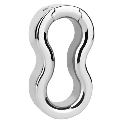 FRRK Weight Scrotal Ring Stainless Steel Ball Stretcher Metal Lock Ring Male Bondage Adult Intimate Personal Restraint Wear Toy