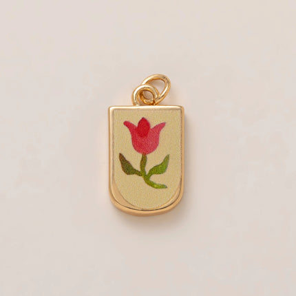Popular DIY Color Accessories Pendant for Women's 12th Birthday Love Flower charms jewelry making