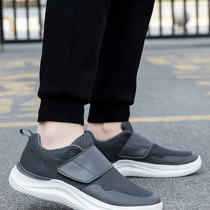 Men's Orthopedic Wide Swollen Feet Walking Casual Shoes Thumb Eversion Adjusting Soft Comfortable Diabetic Men's Shoes Large Size
