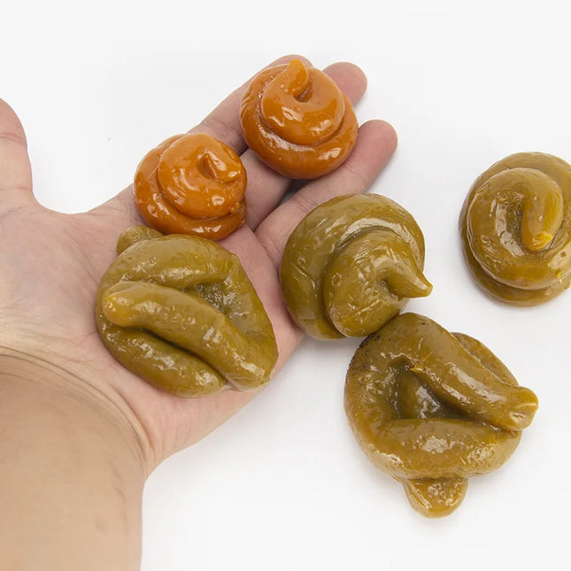 Creative Poop Toy Simulation Stool Soft Rubber Decompression Squeeze Prank Gift For April Fools Stress Relief