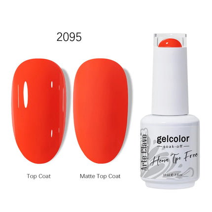 Arte Clavo HEMA TPO FREE Gel Nail Polish 15ML Long Lasting For Manicure Semi Permanent Nail Art UV LED Gel Varnish Nail Supplies