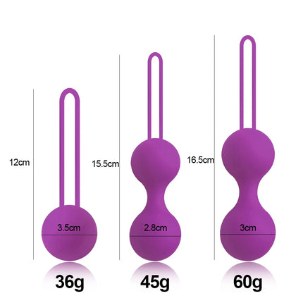 Silicone Smart Geisha Kegel Ball Beads Vaginal Ball Sex Toy for Women Simulator Vagina Chinese Ben Wa Ball Tightening Exerciser