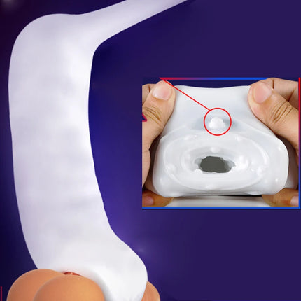 High Elasticity Penis Sleeve Prostate Massage Penis Enlargement Delay Ejaculation Silicone Condoms G-point Sex Toys for Men