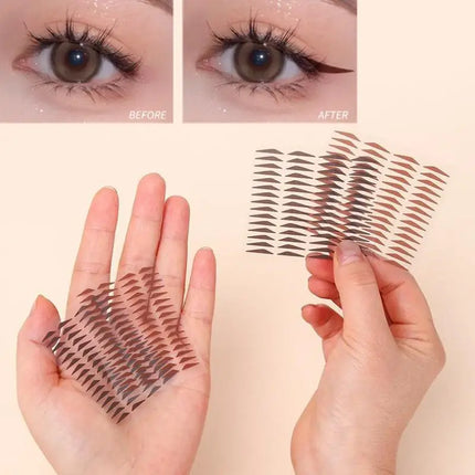 【F】Water Resistant Eyeliner Stamp Stickers One-stick Molding Easy To Use Water Resistant Sweat Resistant Sweat Resistant