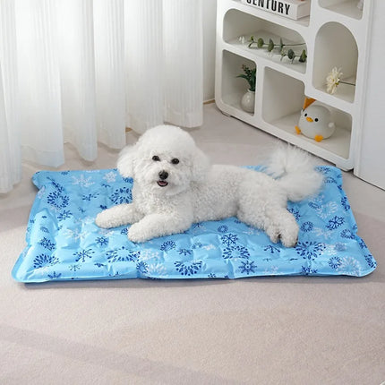 Pet Cooling Mat Water Injection Cool Pad for Dogs Cats Waterproof Wear Resistant Summer Cooling Cushion Pet Bed Accessories