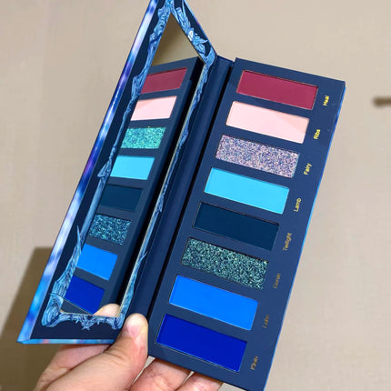 Narimi 10 Color Highly Pigmented Eyeshadow Palette Matte Shimmer Easy Halo-dye Eye Shadow Long Lasting Natural Colors Eye Makeup