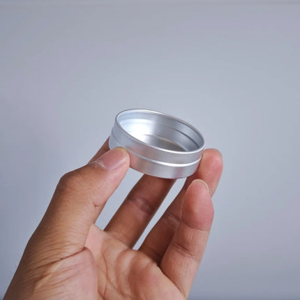 20 30 50pcs 15g Aluminum Empty Round Cosmetic Jars Container Fit Balm Spices Cosmetic Cream DIY Travel Storage Small Metal Box