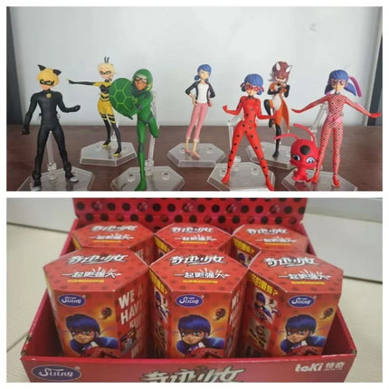 Miraculous: Le Film Joaninha Blind Box Anime Action Figure Model Toy Mystery Box Collectible Kawaii Doll Desktop Decoration Gift