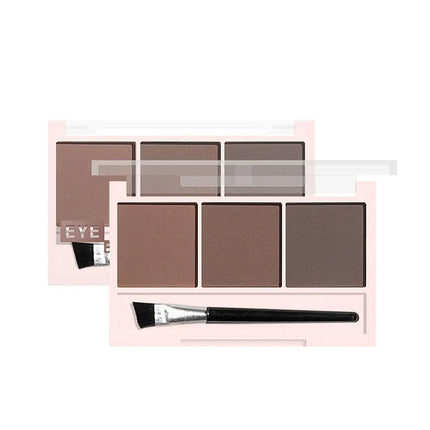 Three-color eyebrow powder natural long-lasting shadow three-dimensional eyebrow shape waterproof eyebrow cream Makeup Cosmetics