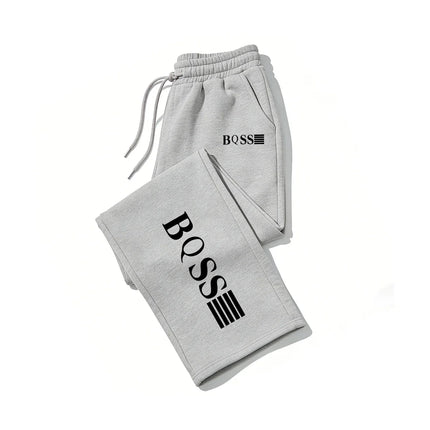 BQSS Printed Joggers Pants for Men and Women High Quality Breathable Sweatpants for Running Casual Loose Sweatpants