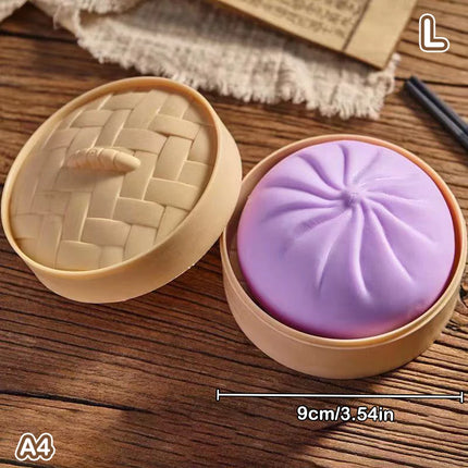 Giant Dumpling Squeeze Toy Simulation Food Soft Stress Relief Fidget Toy