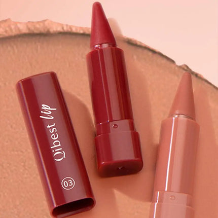 Twist Up Lipliner Sexy Lipstick Pen Multipurpose Powder Blusher Velvet Matte Waterproof Lip Contour Non Stick Cup Lip Rouge