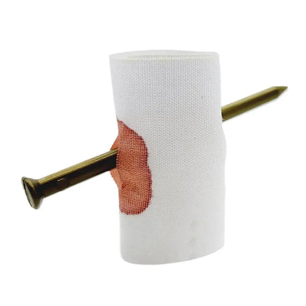 Fake Nail Through Finger Prank Toy Kids Novelty Magic Friend Halloween Scare Trick Joke Toy Practical Fool Jokes Gags
