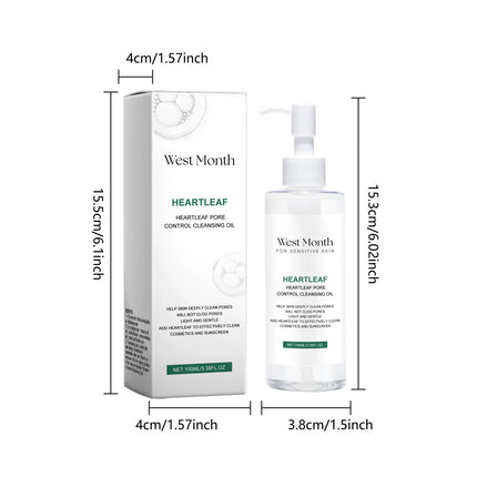 Makeup Removal Oil Purifying Pores Shrinking Deeply Cleansing Soothing Skin Remove Blackheads Moisturizing Facial Cleanser Oil