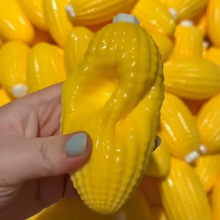DIY Handmade Realistic Corn Slow Rebound Squishy, Super Soft Fidget with Inner Blocks Crisp Sound for Adult Stress Relief & Gif