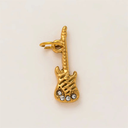 Fashion stainless steel furniture food series DIY pendant accessories gold-plated color preservation