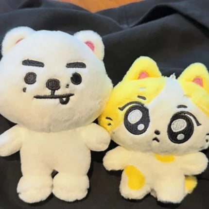 New 10cm JUNGWON Plush Pendant Kawaii JAKE HEESEUNG Jay Cos Animal Mini Stuffed Doll Keychain Toy For Fans Gifts