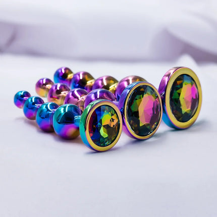 Metal Anal Plug Prostate Massager Anal Beads Butt Plug Metal Dildo G-spot Stimulating Sex Toys for Men and Women But Plug