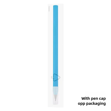 6/1 PCS 6 Colors Metal Eternal Pencils No Ink Infinity Pencil For Kids Art Sketch Color Drawing Pen Office School Supplies